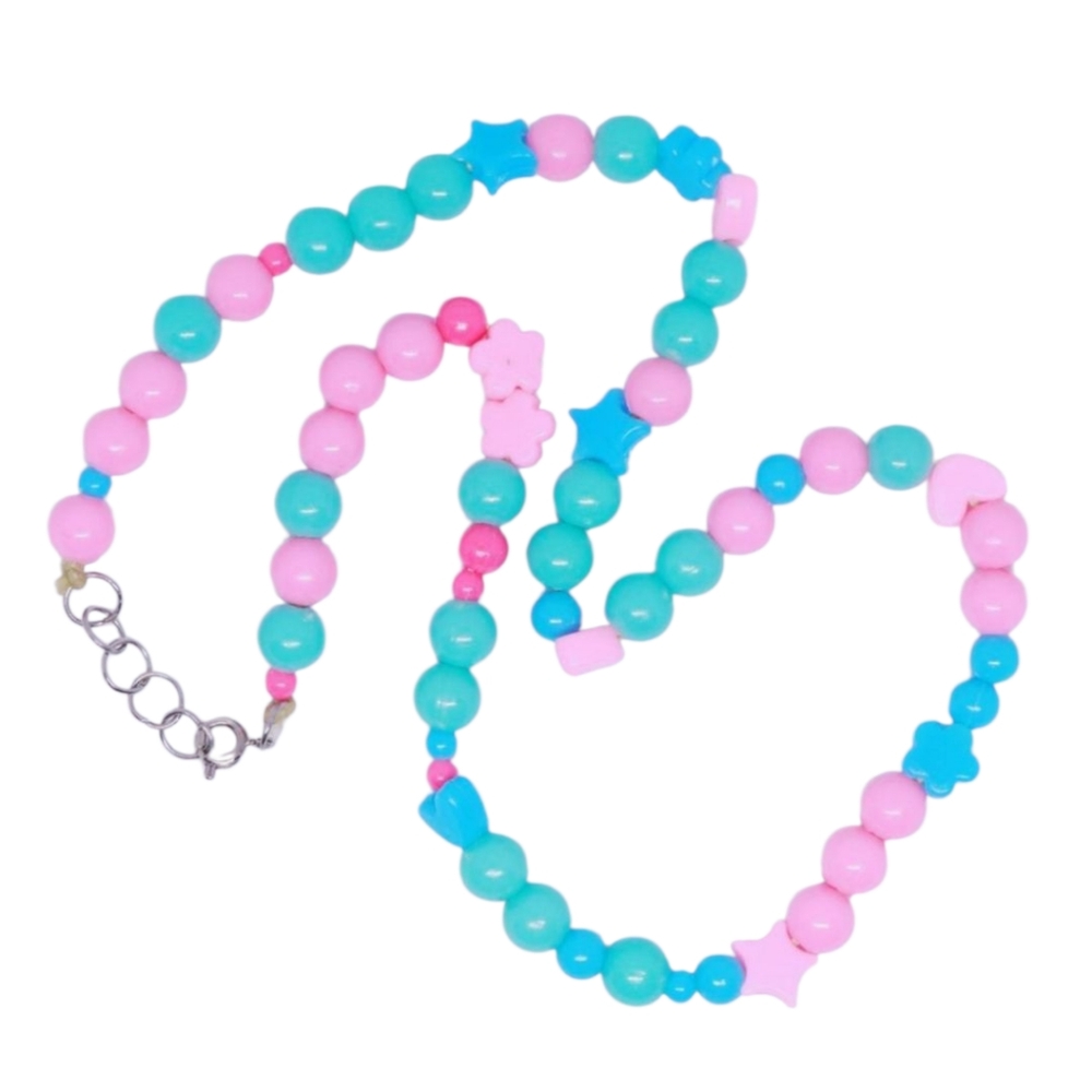 Pastel beaded necklace‎